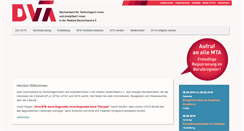Desktop Screenshot of dvta.de