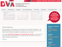 Tablet Screenshot of dvta.de